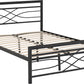 Kelly 4'6" Bed - Black