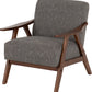 Kendra Accent Chair - GREY FABRIC
