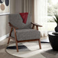Kendra Accent Chair - Grey Fabric