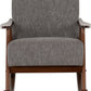 Kendra Rocking Chair - Grey Fabric