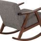 Kendra Rocking Chair - Grey Fabric