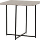 Kent 1+4 Stowaway Dining Set - Stone Effect/Black