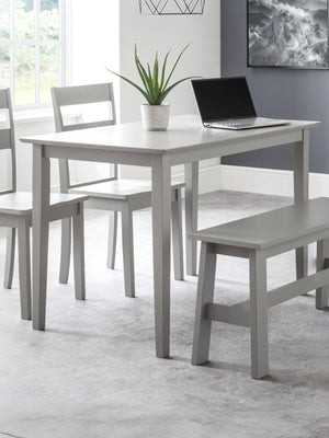 Kobe Compact Rectangular Table - Torino Grey