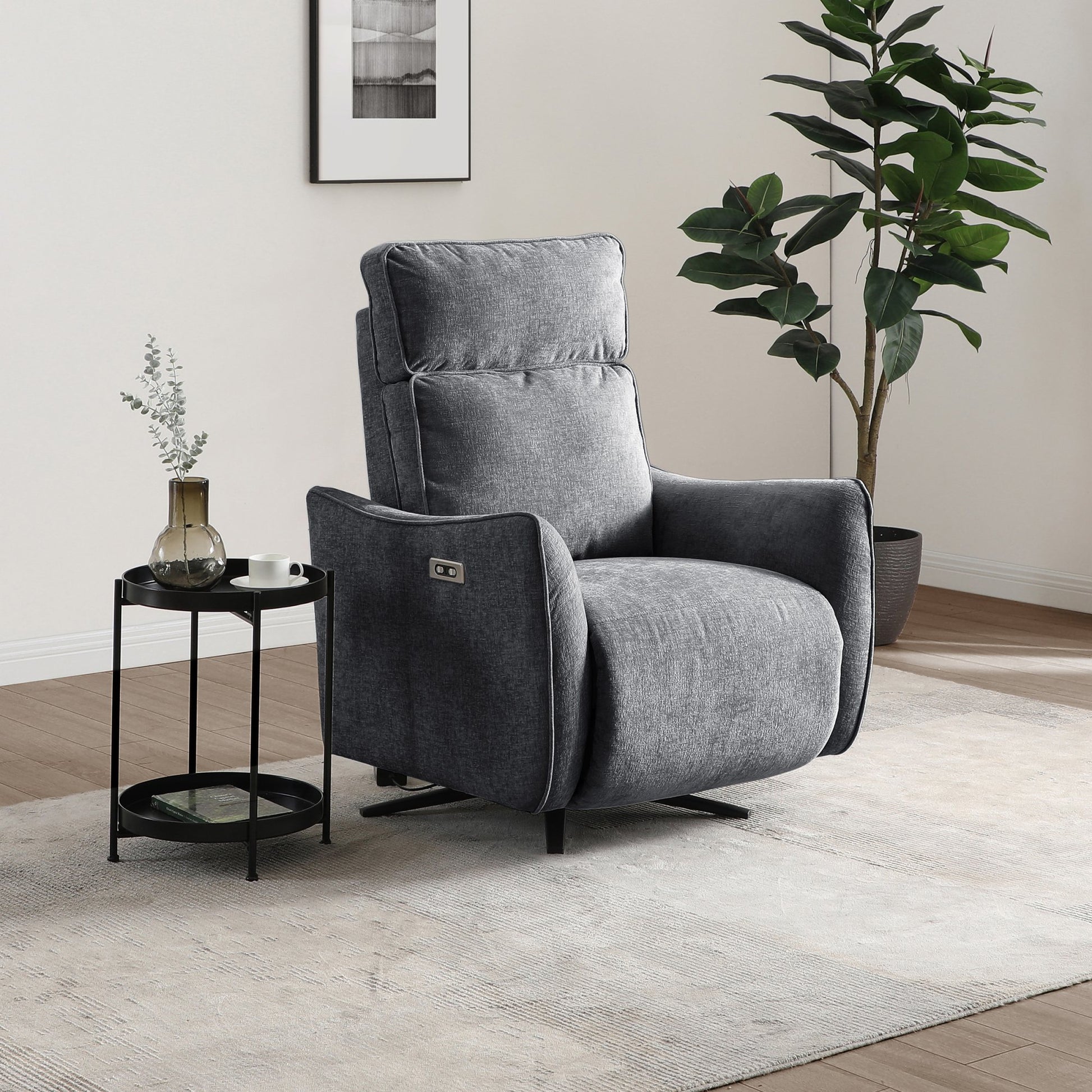 Finn Electric Recliner Swivel Chair