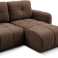 Morgan Quilted Corner Sofa Bed