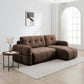 Morgan Quilted Corner Sofa Bed