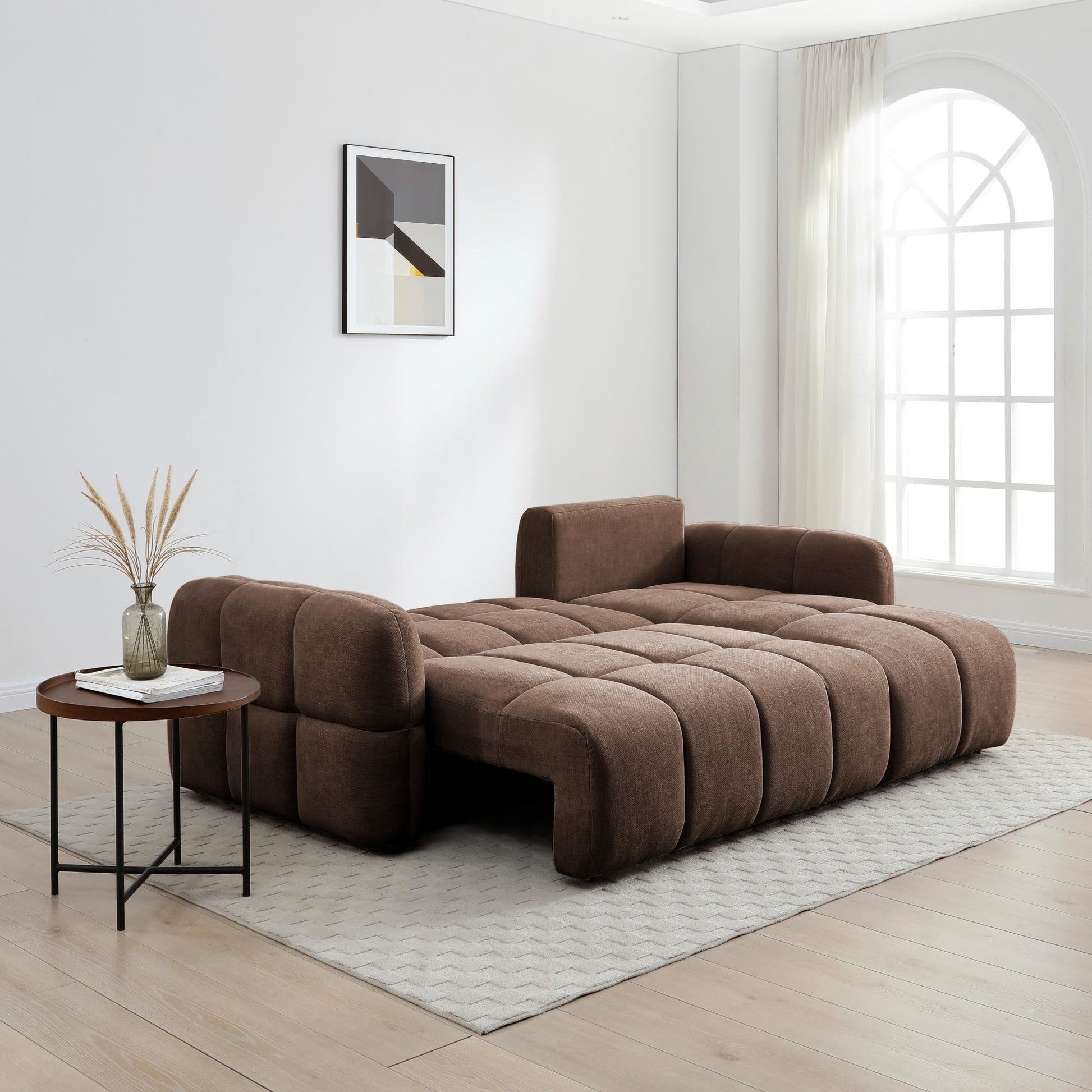 Morgan Quilted Corner Sofa Bed