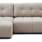 Morgan Quilted Corner Sofa Bed