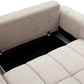 Morgan Quilted Corner Sofa Bed
