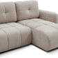 Morgan Quilted Corner Sofa Bed