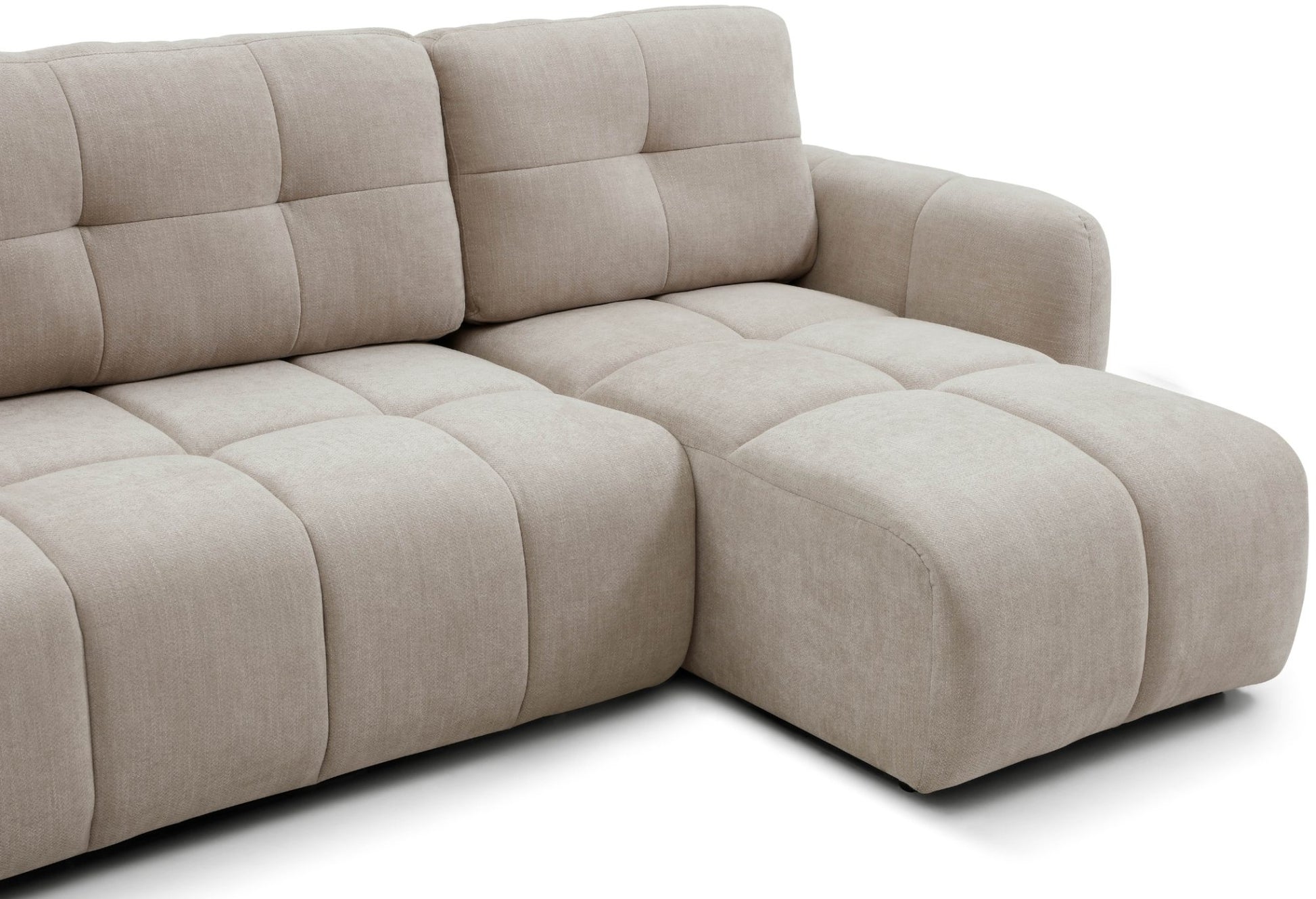 Morgan Quilted Corner Sofa Bed