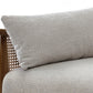 Zara Rattan Arm Sofa Bed