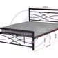 Kelly 4'6" Bed - Black