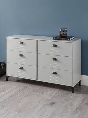 Lakers Locker 6 Drawer Wide Chest