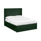 Leila Bottle Green Dual Storage Door 135cm Double Bed