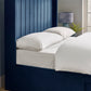 Leila Royal Blue Dual Storage Door 135cm Double Bed