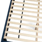 Leila Royal Blue Dual Storage Door 150cm Kingsize Bed