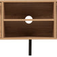 Leon 2 Door TV Unit - MEDIUM OAK EFFECT