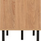 Leon 2 Door TV Unit - MEDIUM OAK EFFECT