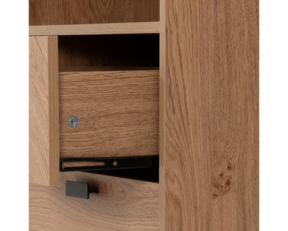 Leon Range - 2 Drawer 2 Shelf Cabinet