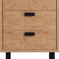 Leon 3 Drawer Bedside - Medium Oak Effect