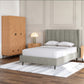 Amelia 4'6" Bed - Dark Grey Fabric