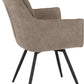 Lewis Carver Swivel Chair (2 Per Box) - FAWN FABRIC