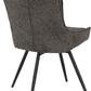Lewis Swivel Chair (2 Per Box) - Grey Fabric