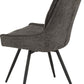 Lewis Swivel Chair (2 Per Box) - Grey Fabric
