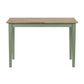 Linwood Sage Green and Natural 114cm Small Rectangular Dining Table