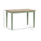 Linwood Sage Green and Natural 114cm Small Rectangular Dining Table
