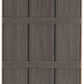 Lisbon 3 Door Wardrobe - Black Wood Grain