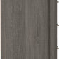 Lisbon 3 Drawer Bedside - Black Wood Grain