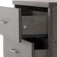 Lisbon 3 Drawer Chest - BLACK WOOD GRAIN