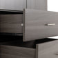 Lisbon 4 Door Wardrobe - Black Wood Grain