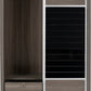 Lisbon 2 Door Sliding Wardrobe - Black Wood Grain