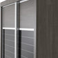 Lisbon 2 Door Sliding Wardrobe - Black Wood Grain