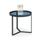 Loft Lamp Table - Smoked Glass