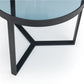 Loft Lamp Table - Smoked Glass