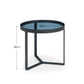 Loft Lamp Table - Smoked Glass