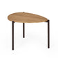 Lorette Oak Effect Teardrop Nest of 2 Coffee Tables