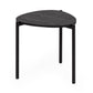 Lorette Black Ash Effect Teardrop Nest of 3 Side Tables