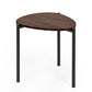 Lorette Walnut Effect Teardrop Nest of 3 Side Tables
