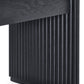 Louis Fluted Compact Coffee Table - Black