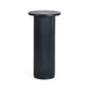 Louis Fluted Drinks Table - Black
