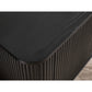 Louis Fluted Tv Unit - Black