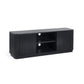 Louis Fluted Tv Unit - Black