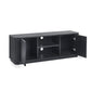 Louis Fluted Tv Unit - Black