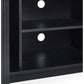 Louis Fluted Tv Unit - Black