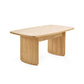 Louis Light Oak Effect Fluted 90cm Compact Coffee Table